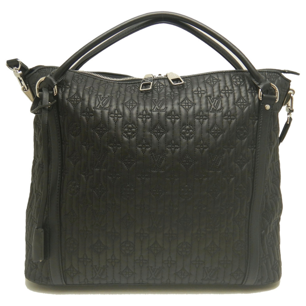 LOUIS VUITTON Monogram Anthea Ixia MM M94204 Tote Bag Noir Women's 254321